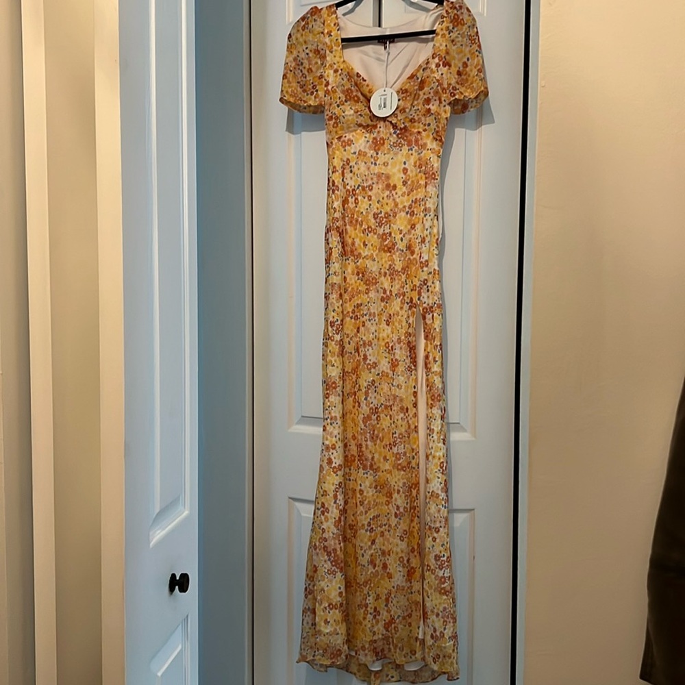 STAUD Lea Dress in Soleil Flower Market size 2 NWT